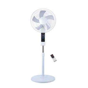 Ventilateur sur pied à télécommande avec affichage LED de 18 pouces, appareil ménager à haute vitesse, ventilateur sur pied 