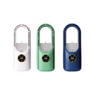 Humidificateur d'air de refroidissement, nouvelle Version améliorée, Usb, Ventilateur de brume sans lame, Ventilateur Dc sans balais, refroidisseur de bureau avec lumière, 2024