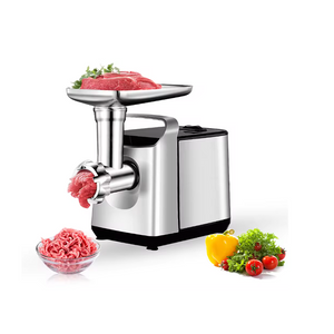 Hachoir à viande électrique, corps en acier inoxydable, appareil de cuisine domestique 