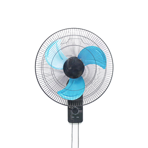 Ventilateur mural électrique de couleur noire de 18 pouces avec vent fort pour l'été