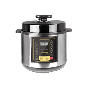Autocuiseur en acier inoxydable à économie d'énergie de qualité alimentaire de haute qualité, grand autocuiseur polyvalent 5L/6L