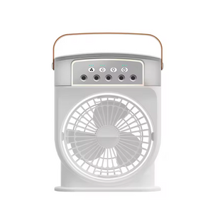 Mini Table Rechargeable de Type C, climatiseur personnel, ventilateur refroidisseur, 7 couleurs, lumière LED, humidificateur, vent fort, brouillard d'eau
