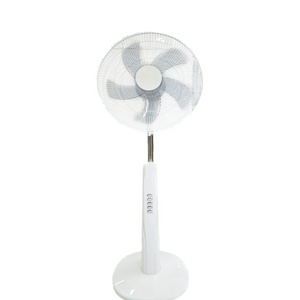 Ventilateur sur pied Simple et Rechargeable, blanc, 16 pouces, refroidissement électrique, ventilateur de sol Portable, vente en gros