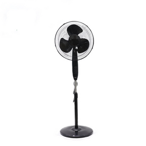 Ventilateur sur pied réglable en hauteur pour refroidissement d'été chaud de 16 pouces avec base ronde 