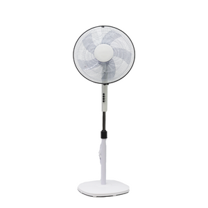 Fan de support de corps mince de marché de couleur noir et blanc de 16 pouces